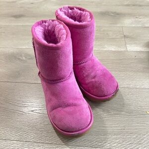 Ugg Pink Fuzzy Boots size US12
